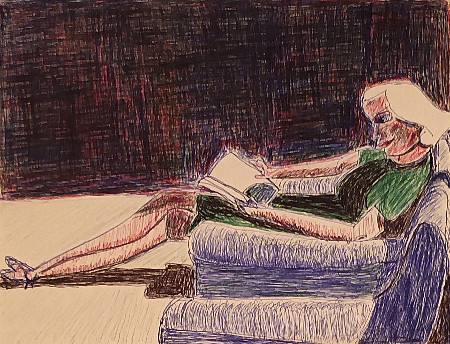 Lire la suite à propos de l’article Edward Hopper – Hotel Lobby – Detail