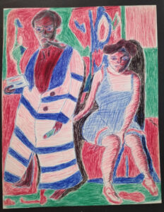 Lire la suite à propos de l’article Ernst Ludwig Kirchner – Autoportrait avec un modèle